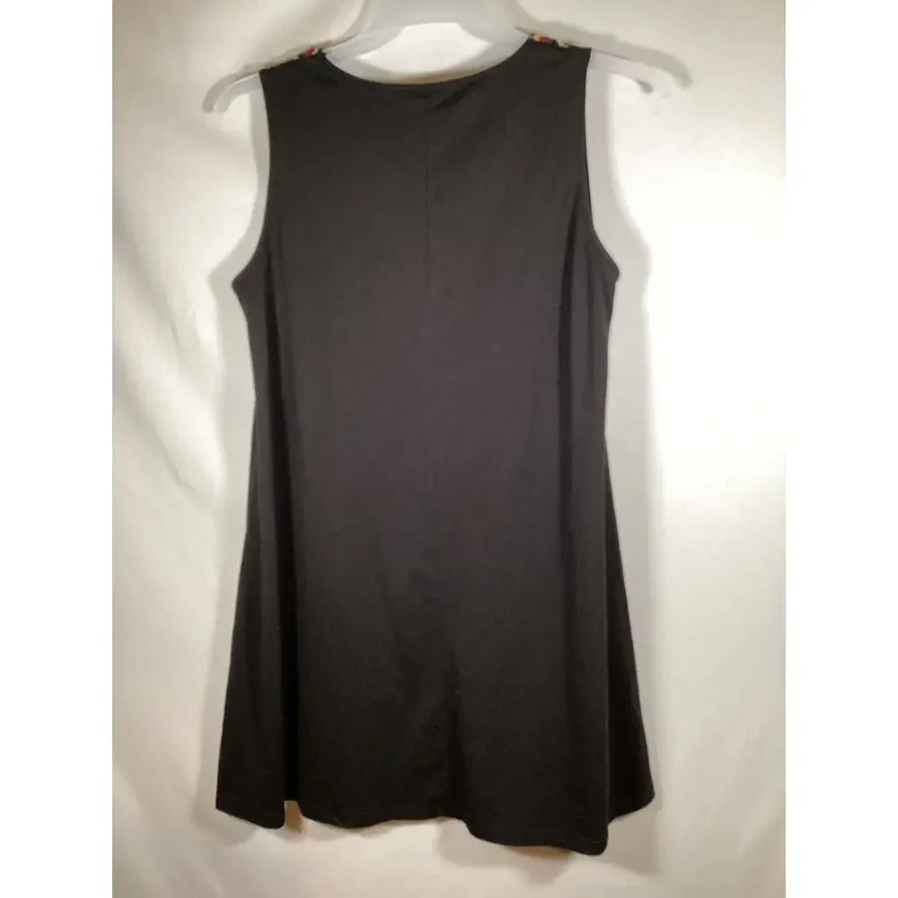 Emery‎ Rose Sleeveless Dress Embroidered Boho Womens Medium